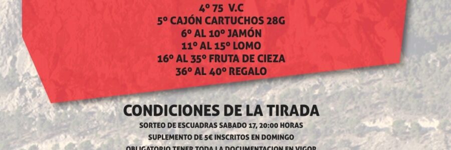 TIRADA FOSO UNIVERSAL 18 JUNIO